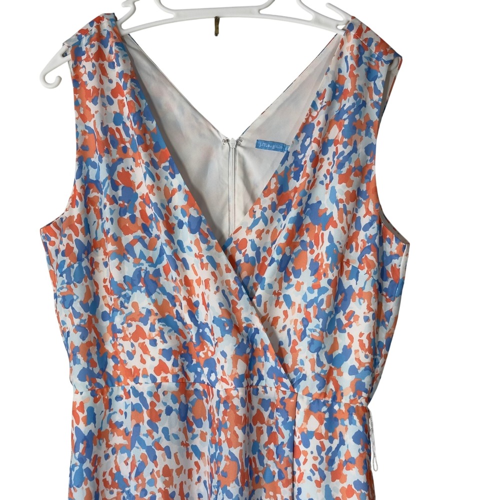 J.McLaughlin Womens 6 Hermione Wide Leg VNeck Jumpsuit Flowy Summer Travel Beach